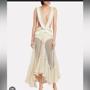 Patbo Fringe cut out Maxi sz M